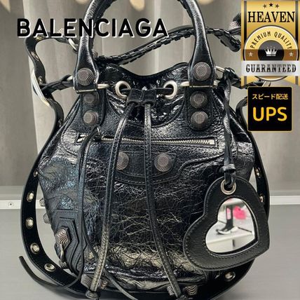 【国内発送★BALENCIAGA】LE CAGOLE スモールバケットバッグ バケットバッグ BALENCIAGA LE CAGOLE(バレンシアガ ル カゴール