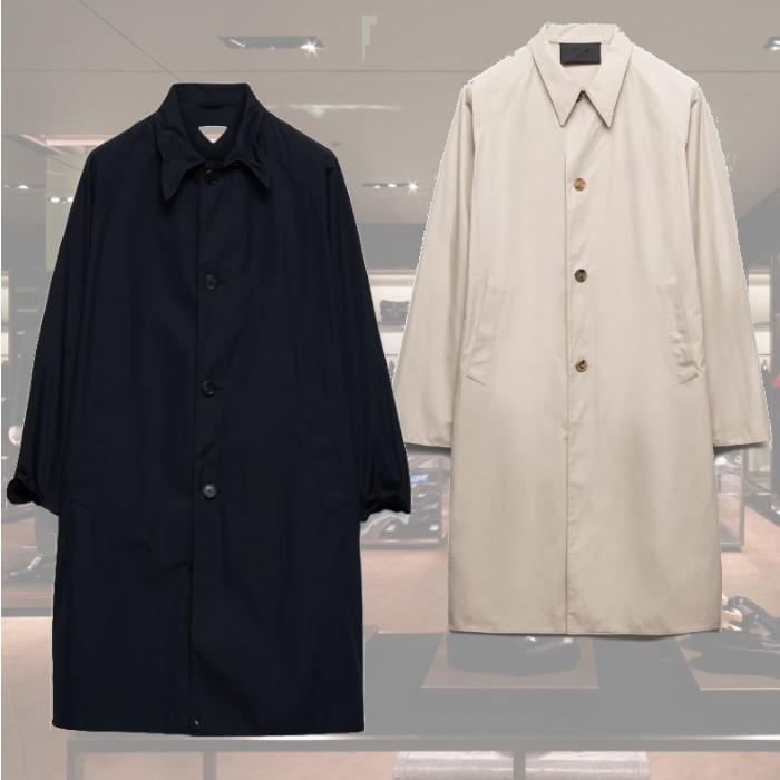【25SS】コットン混紡 コート◆プラダ◆全2色