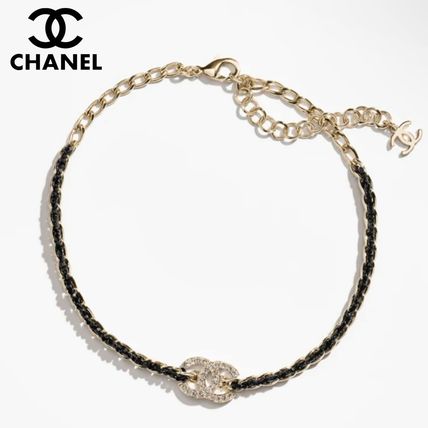 シックでカッコイイ♪CHANEL 25P ネックレス チョーカー 金黒 シャネル CHANEL チョーカー ココマーク ターンロック 黒