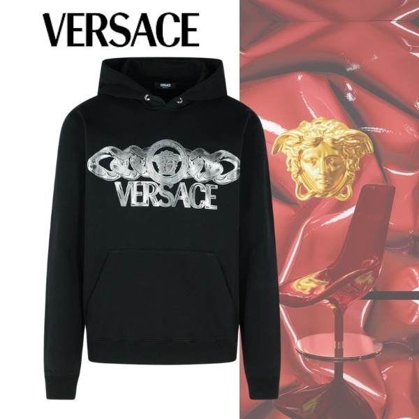 ★関税込み★【VERSACE】フーディ メドゥーサ オン チェーン