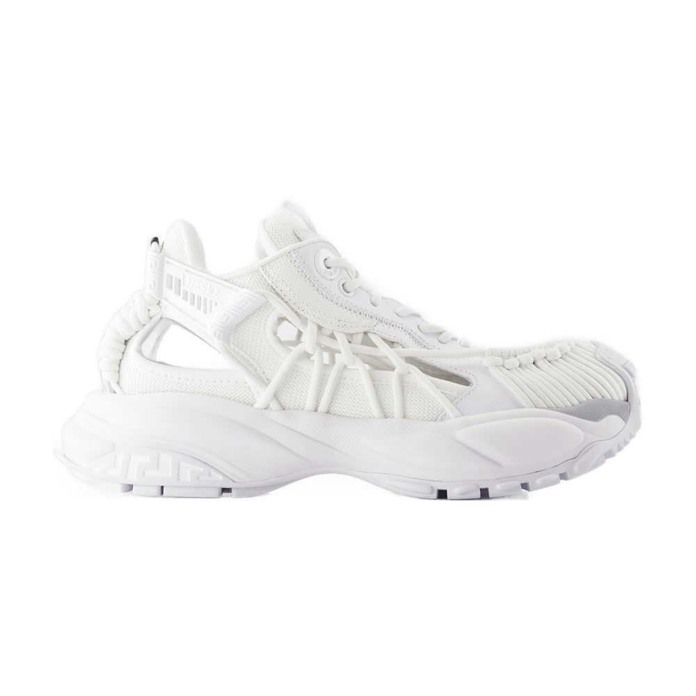 スニーカー Low Top Sneakers - Versace - Leather - White