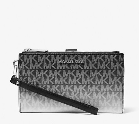 長財布 MICHAEL KORS Jet Set Large Ombr? Signature Logo Wristlet