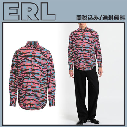 ERL 迷彩パンツ Mサイズ ERL（イーアールエル） ピンク - メルカリ