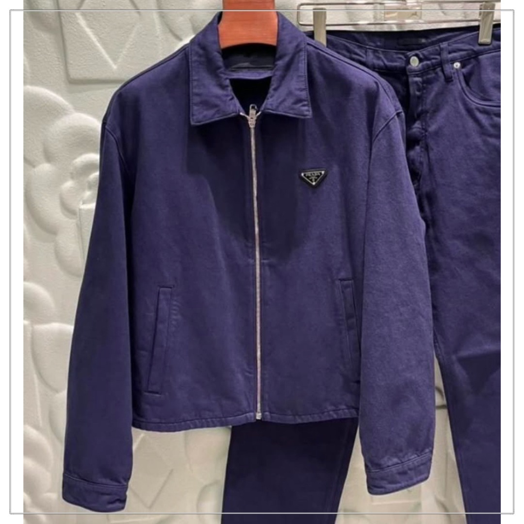 【お洒落度UP】PRADA◆オールドデニム ジャケット ジップアップ