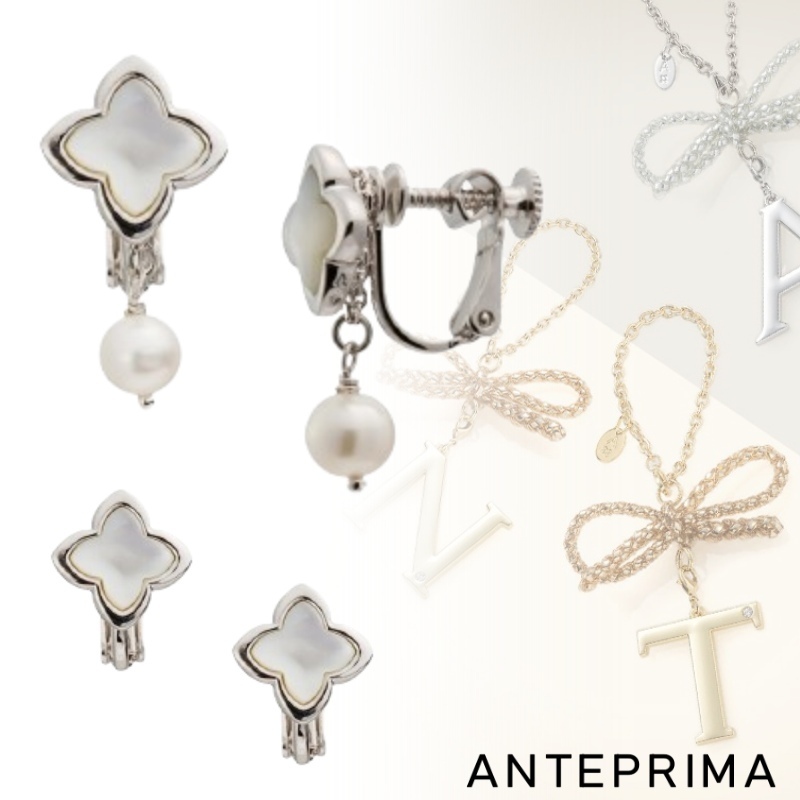 ANTEPRIMA さまざまなシーンに♪エテルナ 白蝶貝2WAYイヤリング