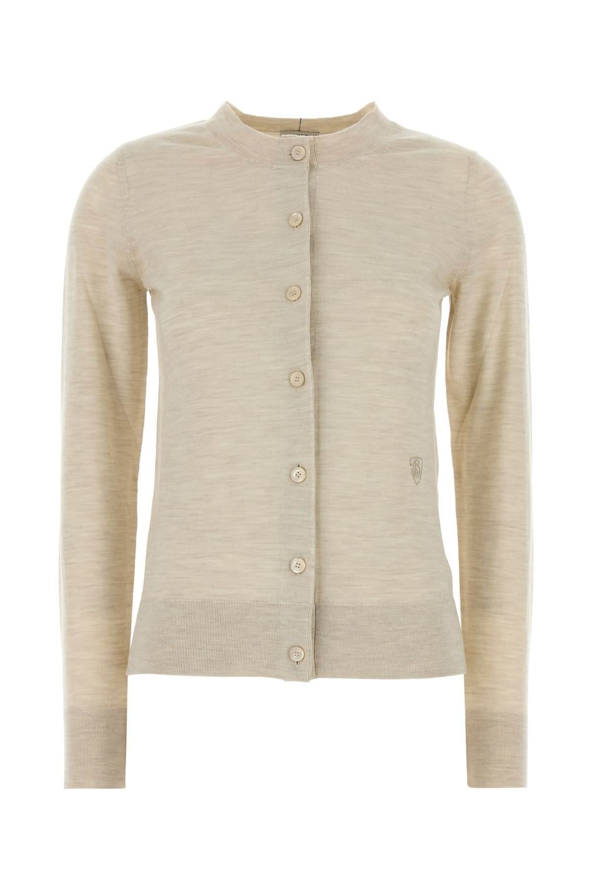 【送料&関税込】Burberry Sand Wool Cardigan