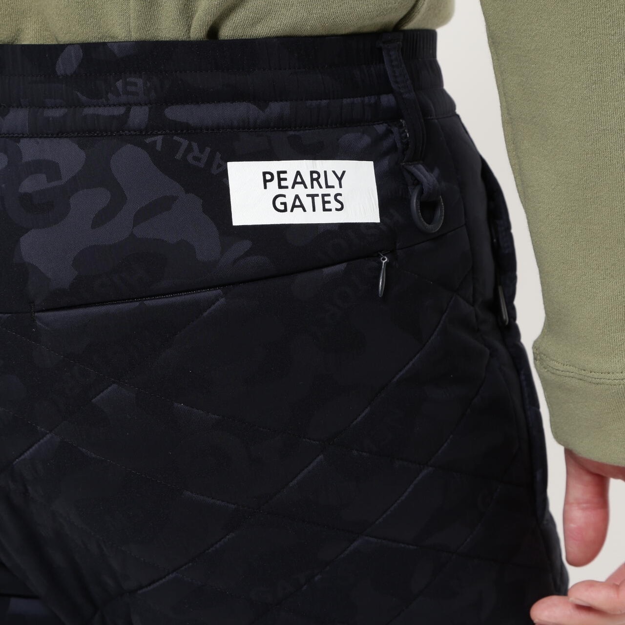 限定アウトレットセール：通販 PEARLY GOLF Nyストレッチ中綿イージーパンツ GATES】3色展開 メンズウェア