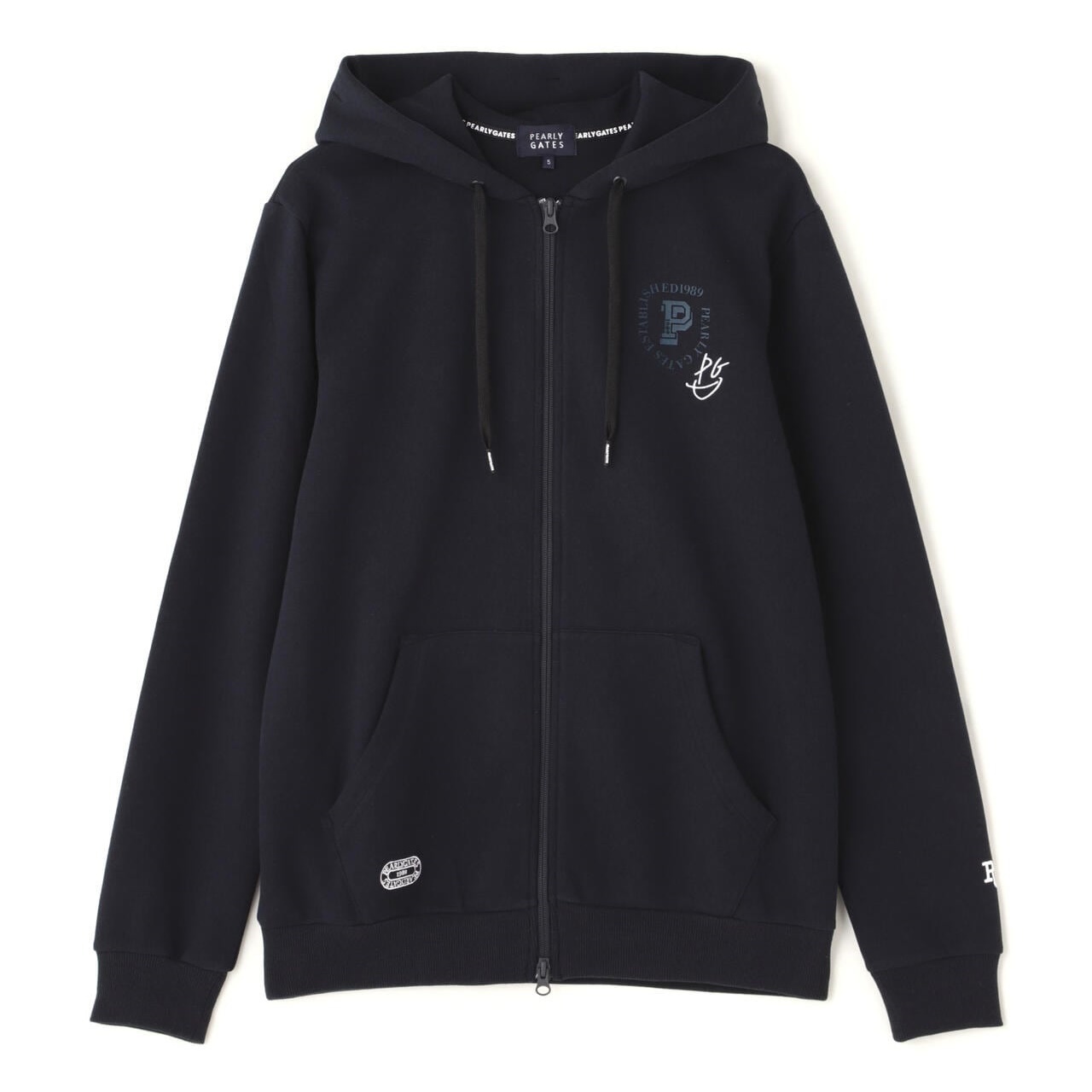 【T-ポイント5倍】 PEARLY GATES】3色展開 C/Peダンボールフルジップフーディ メンズウェア