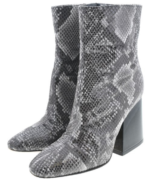 Maison Margiela ブーツ グレーx黒(パイソン) 2007424D0176