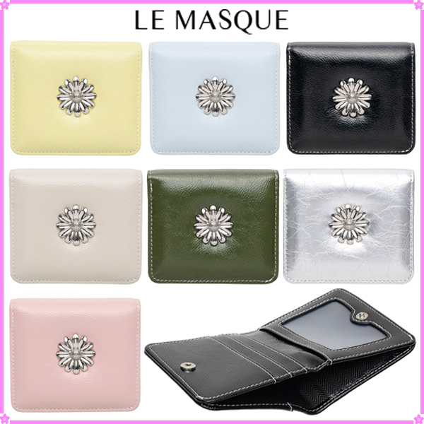 【LE MASQUE】Daisy Photo Slot Half Wallet〜二つ折り財布