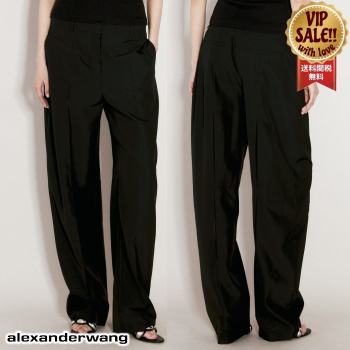 【Alexander Wang】 リアスプリットパンツ アレキサンダーワン