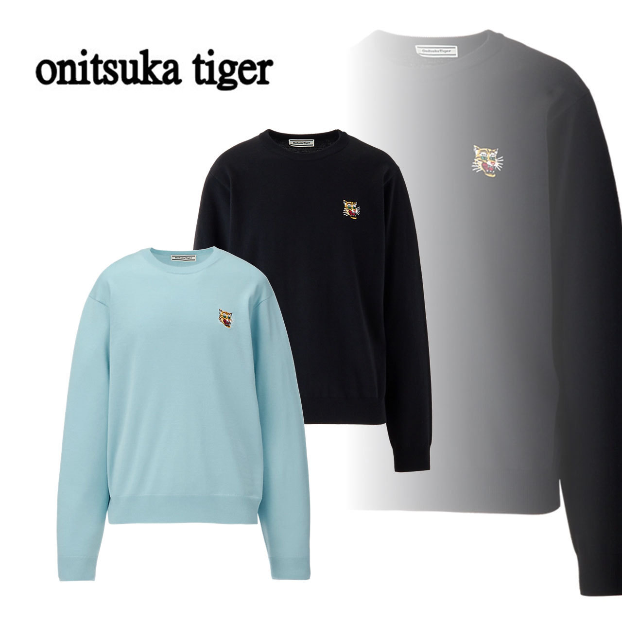 【onitsuka tiger】KNIT TOP