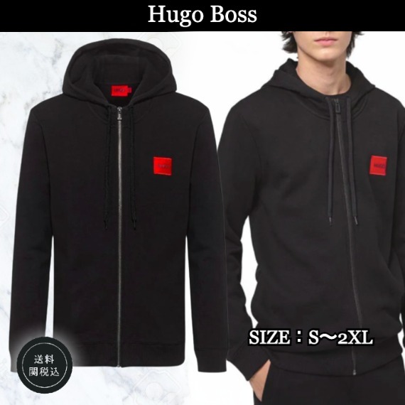 【Hugo Boss】ロゴ ジップパーカー (送料関税込)