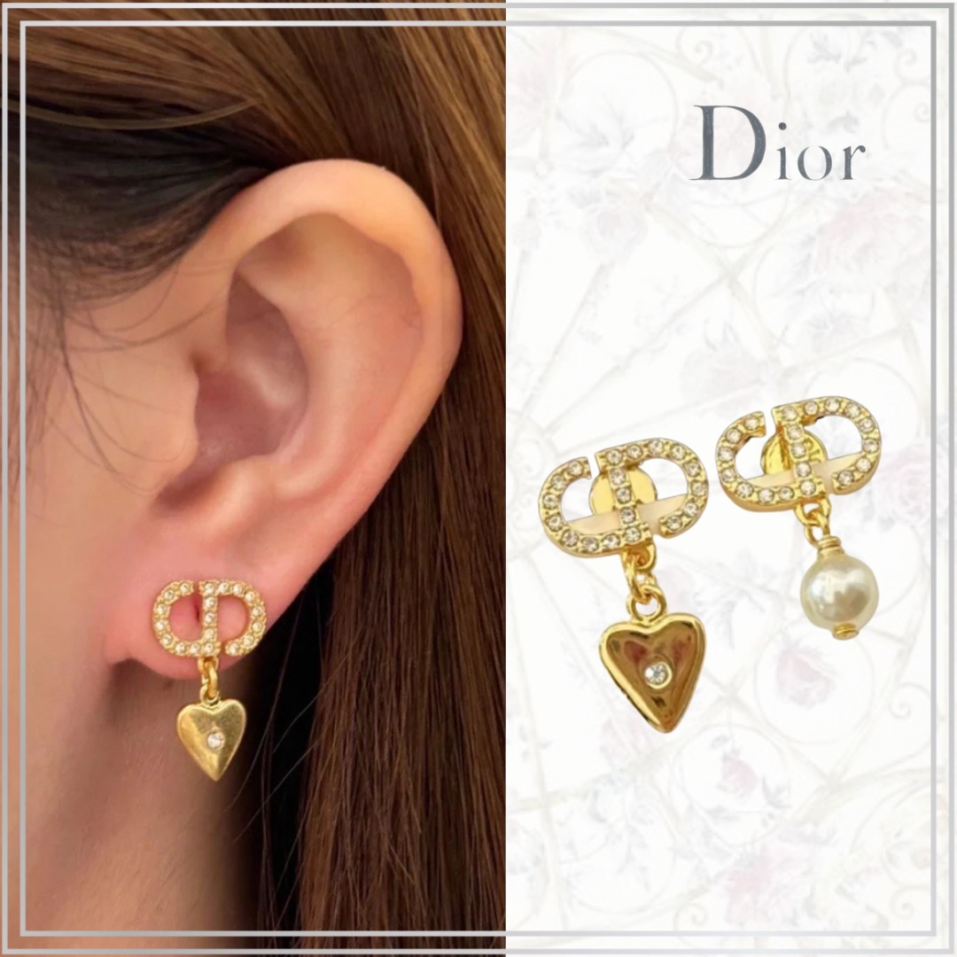 【大人可愛い】◆Dior◆プチCD ラッキーチャーム ピアス