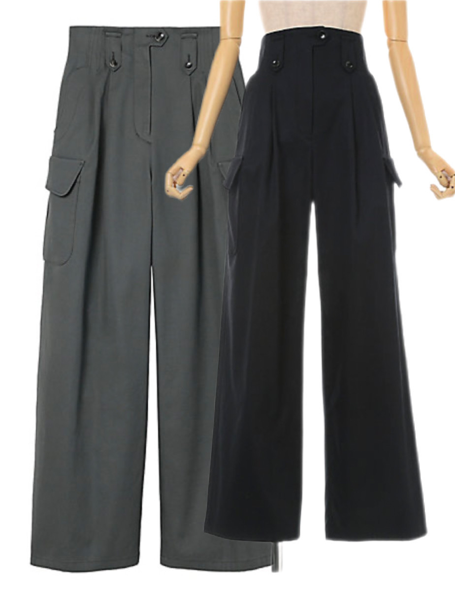 マメクロゴウチ パンツ シルエットが美しい