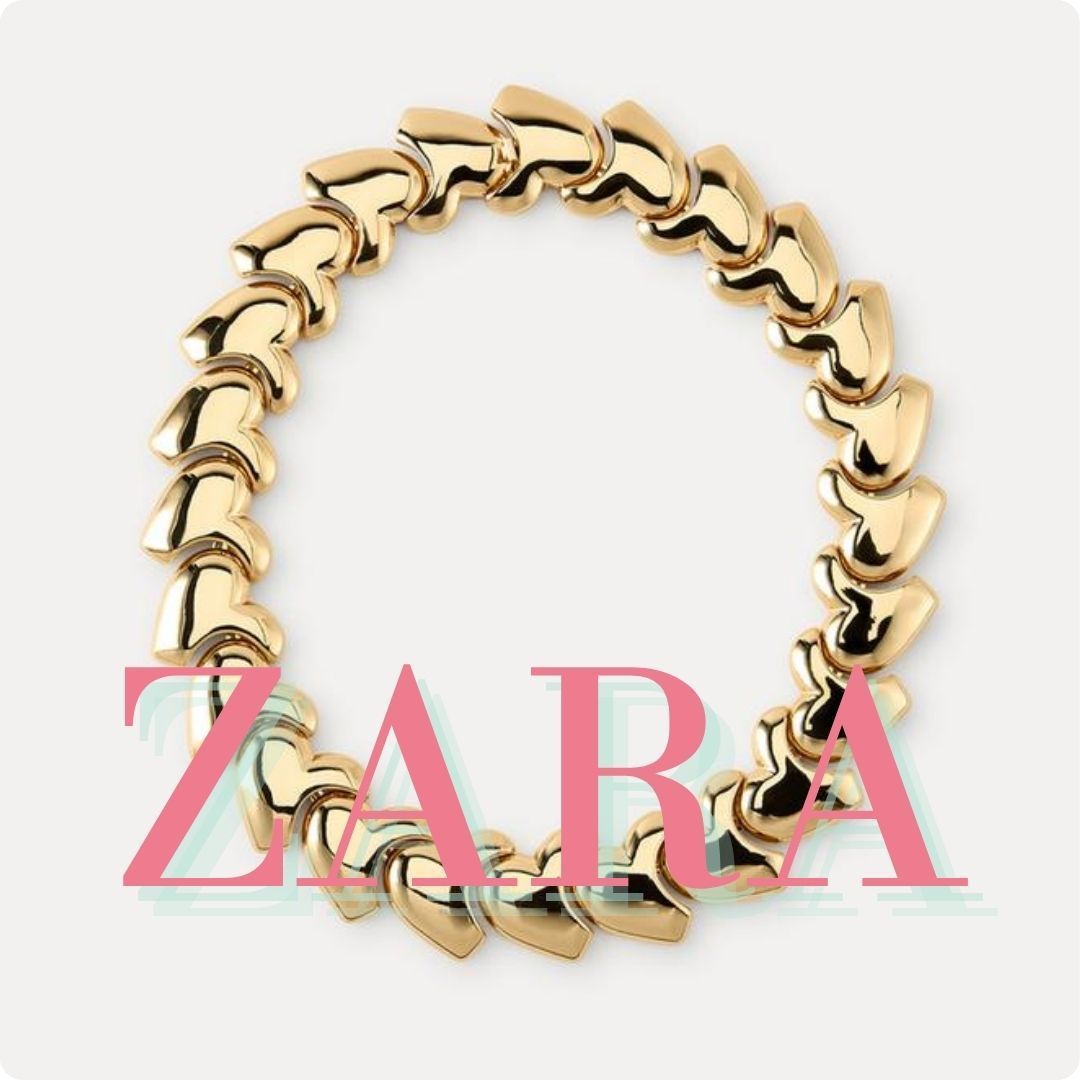 ZARA ハート ネックレス 2702/002