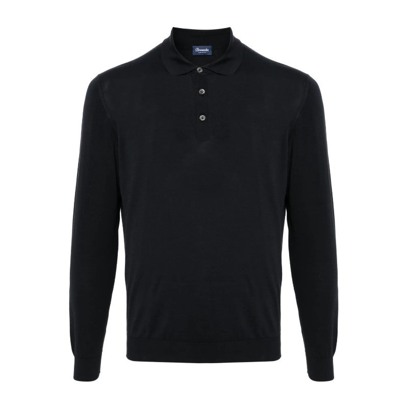 Tシャツ・カットソー Drumohr SS25 LONG SLEEVES POLO SHIRT (D0GN214 795)