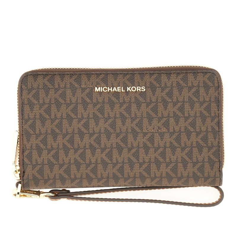 長財布 Michael Kors CONTINENTAL LARGE WALLET (32F1GJ6E2B 200BROWN)