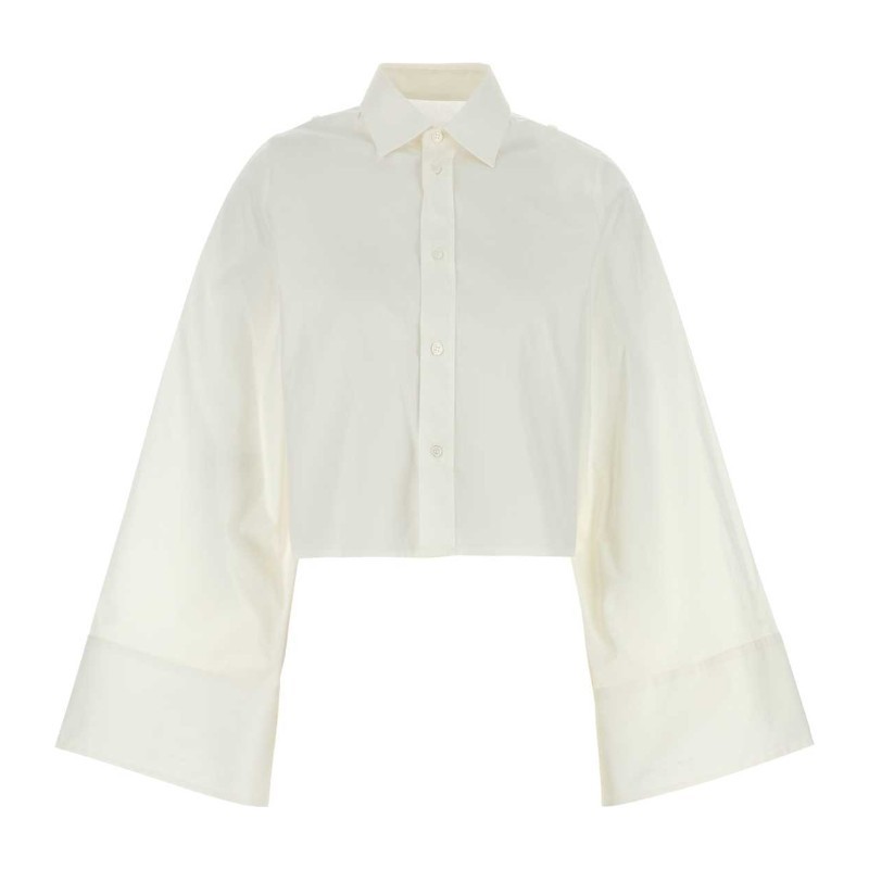 Tシャツ・カットソー MM6 Maison Margiela White poplin shirt