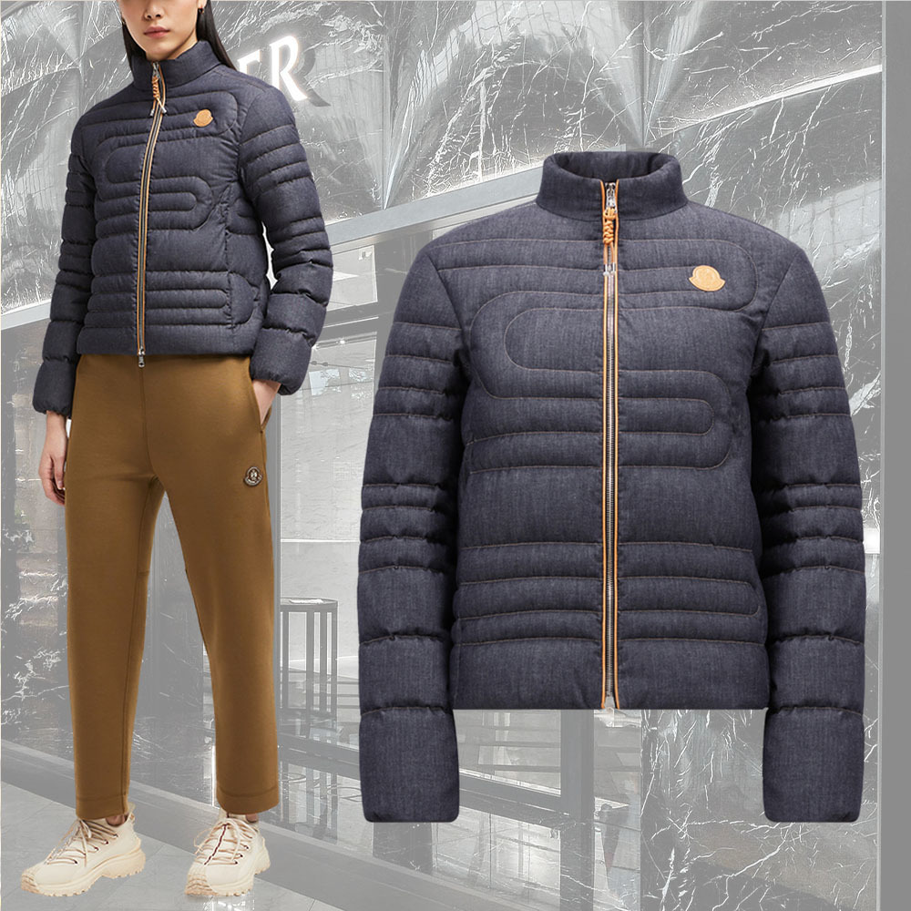 【MONCLER】Xiaohaiスネーク・キルティング・デニム