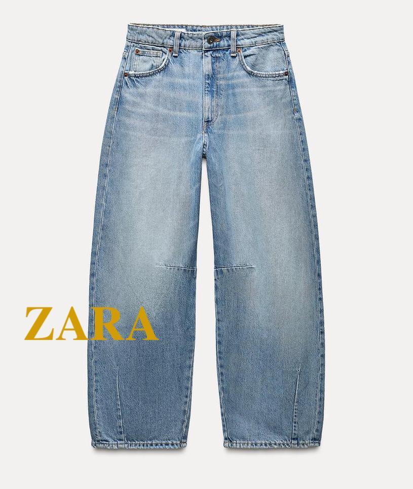 ☆ドイツ発*ZARA*新作*バギーバルーンフィットデニム/LB☆