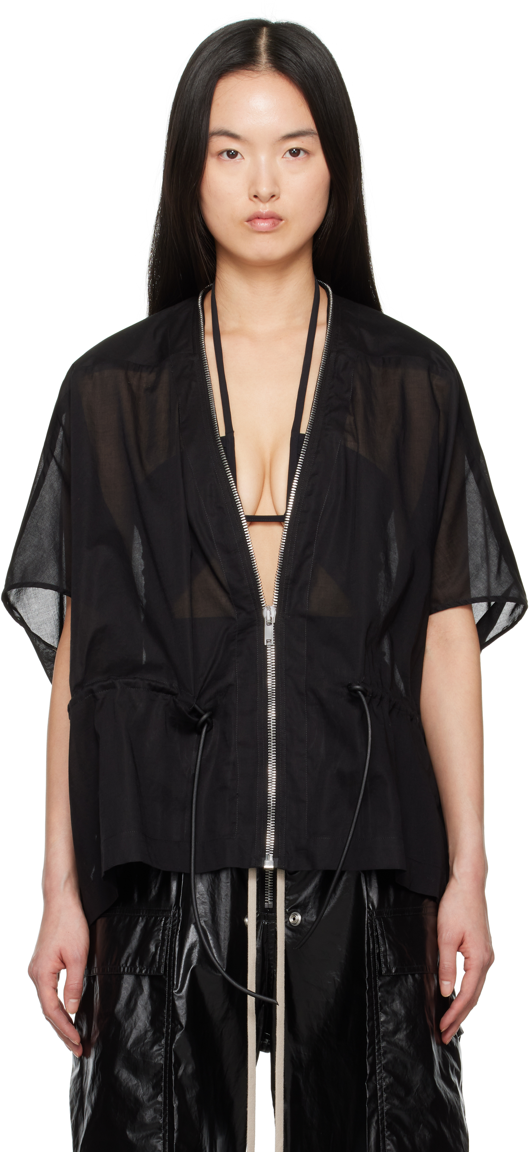 【関税込み】Rick Owens ブラック Hollywood Sail ジャケット