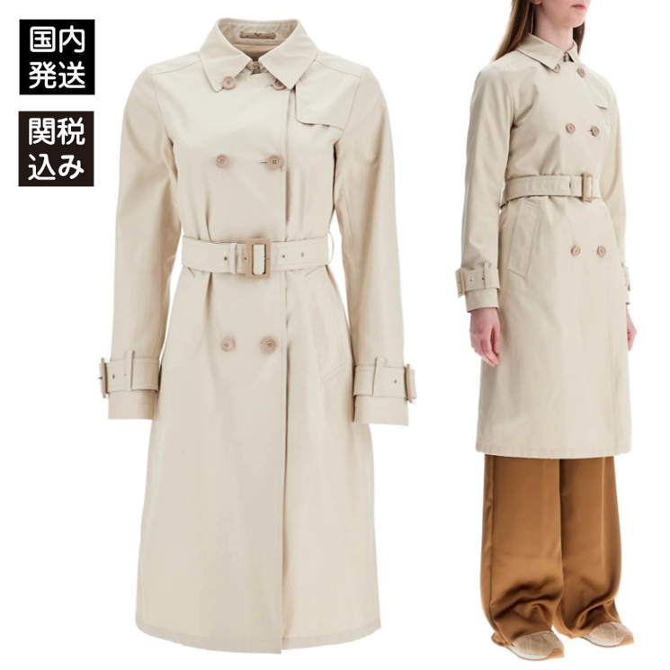 ★関税込★HERNO DELON ダブルブレスト トレンチコート