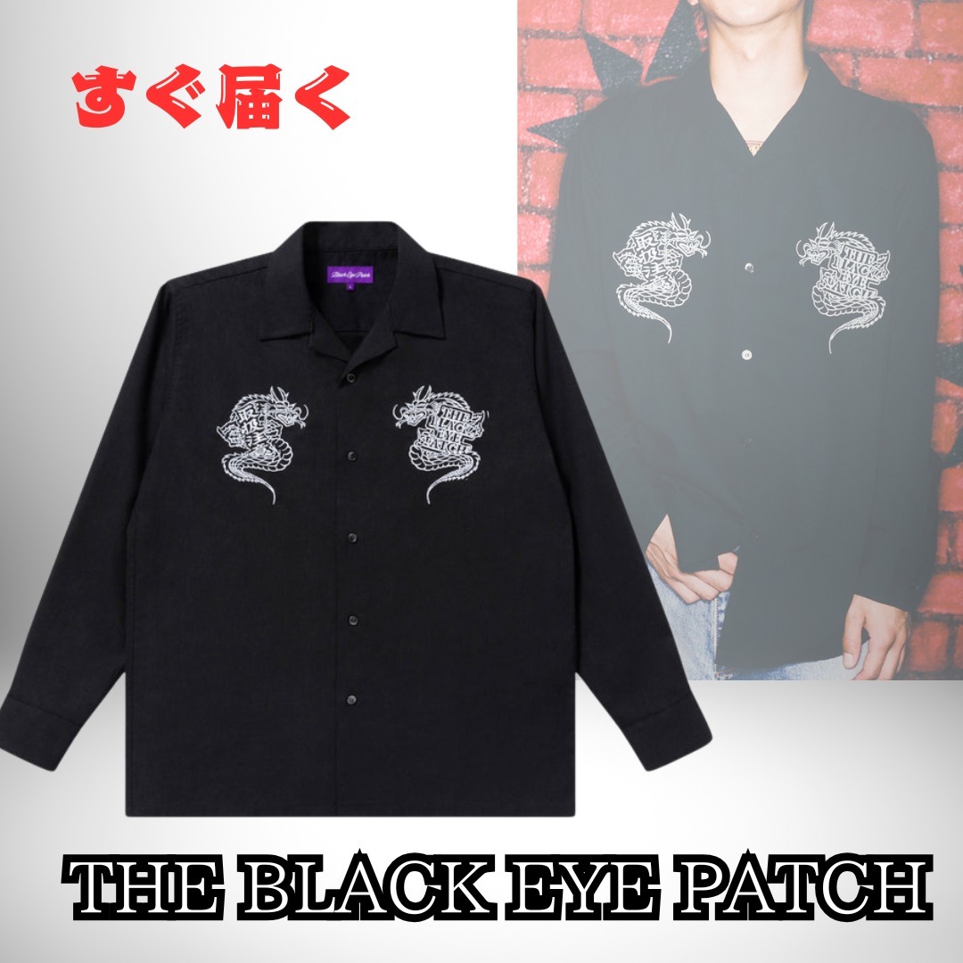 THE BLACK EYE PATCH】完売前に DRAGONS L/S LINEN SHIRT