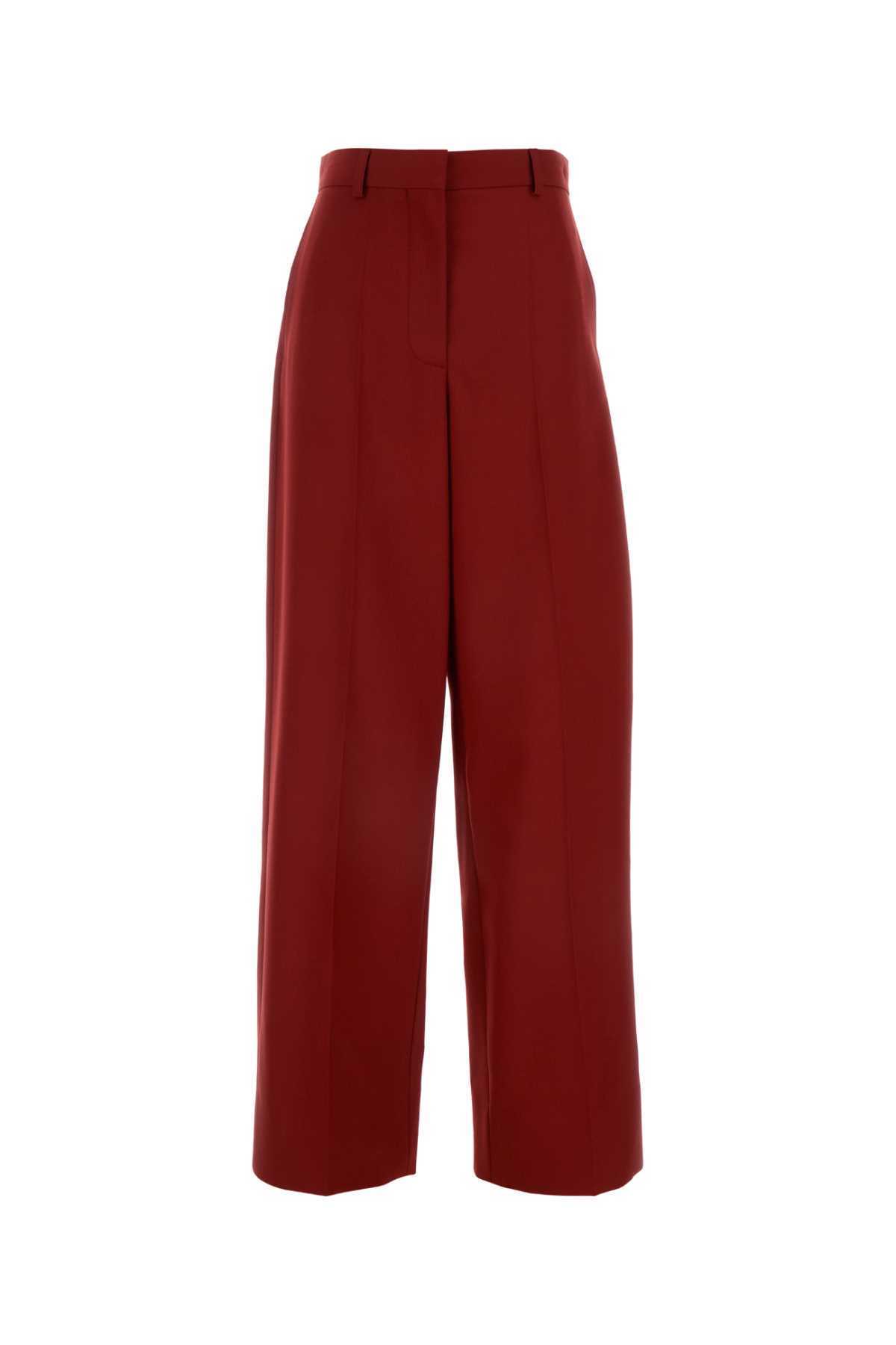 【送料&関税込】Stella McCartney Tiziano Red Wool Ruby Wide-