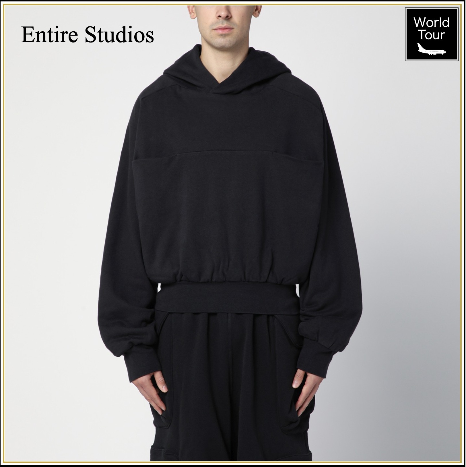 Entire Studios メンズ ダブルダブル オーバーサイズ フーディ