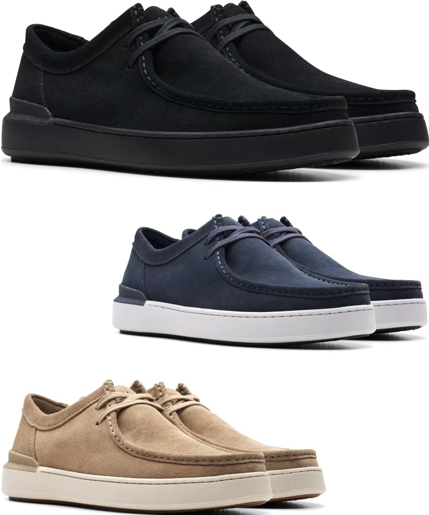 CLARKS スニーカー スエード ビジネス レザー