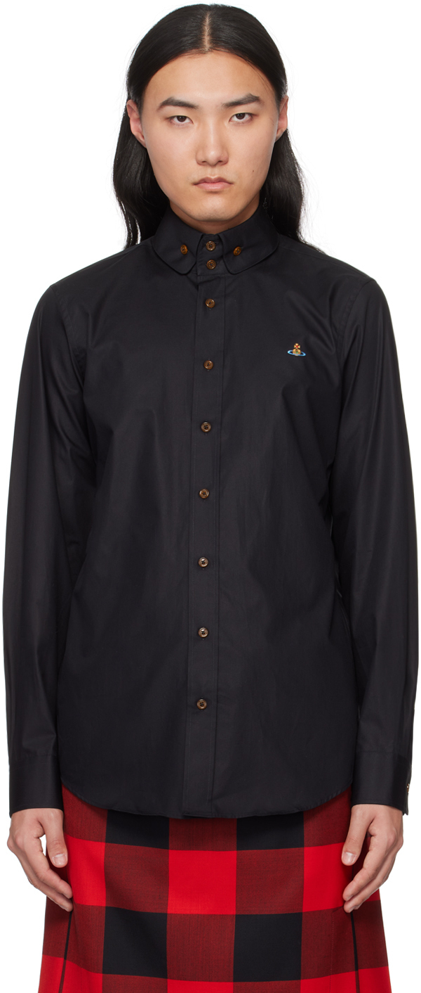 【関税込み】Vivienne Westwood ブラック 2 Button Krall シャツ