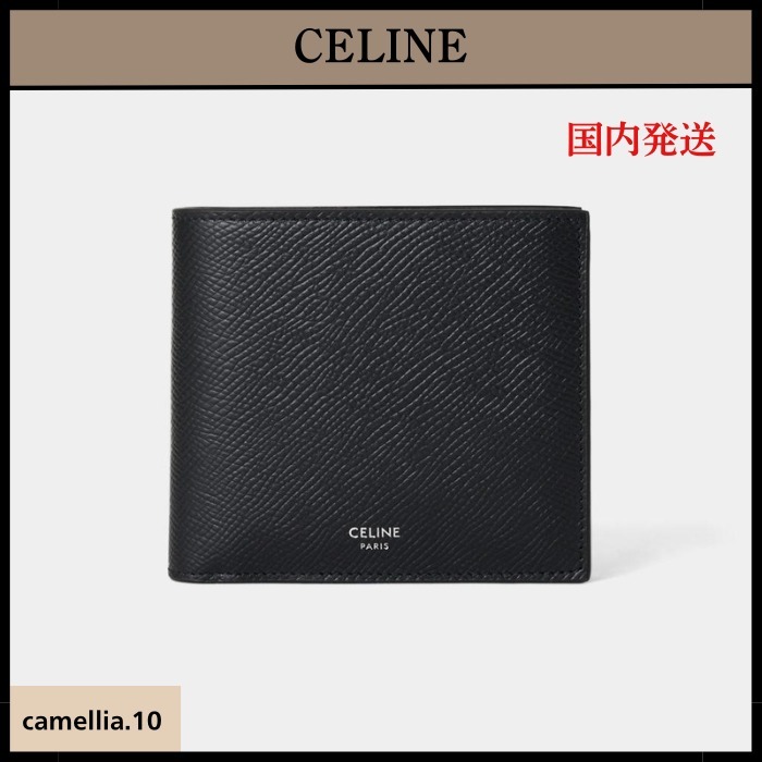 日常を格上【CELINE】コインコンパートメント付き 二つ折り財布