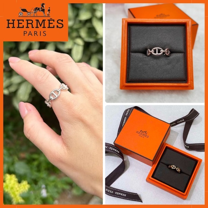 ◆入手困難◆HERMES Chaine d‘Andre Enchainee リング PM