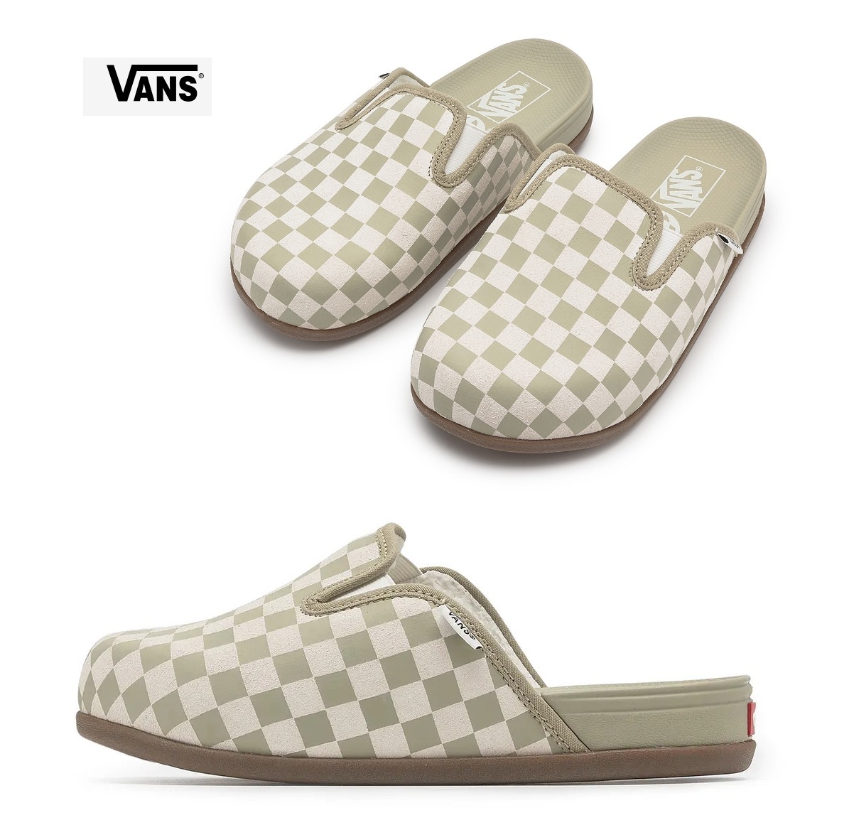 スニーカー VANS MTE Harbor Mule VR3 Checkerboard Sage VN000CW3SAG1