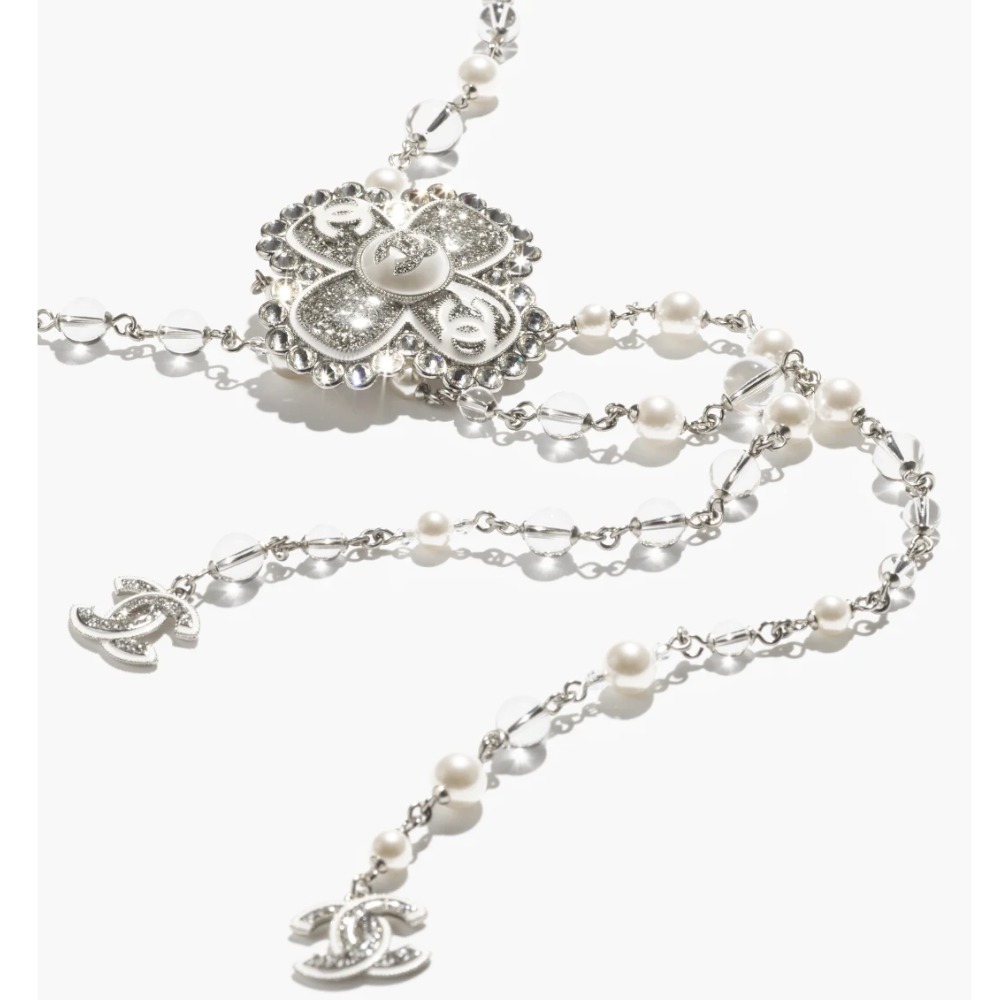 【シャネル】ネックレス 映えるクローバーモチーフ☆ 2025年SS 最新作♪】CHANEL CC クローバーモチーフ ネックレス