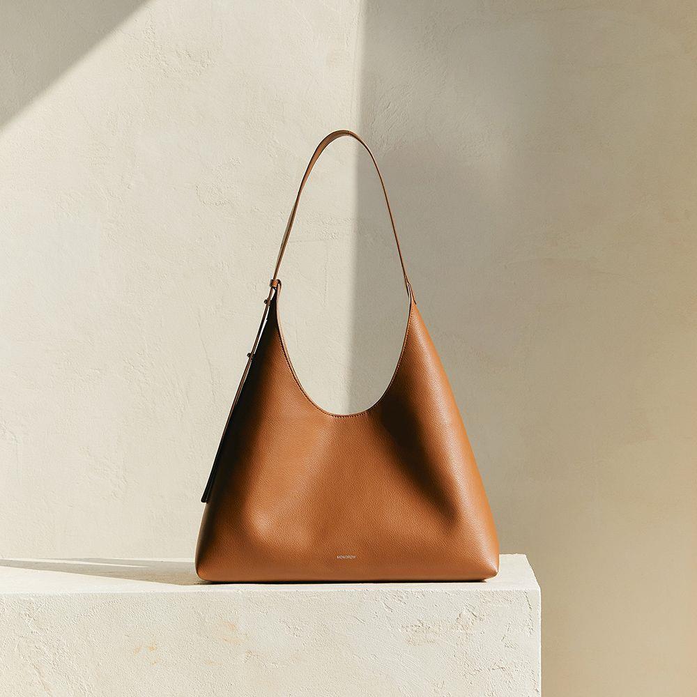 ◆MONOROW◆ ANGLE BAG CAMEL