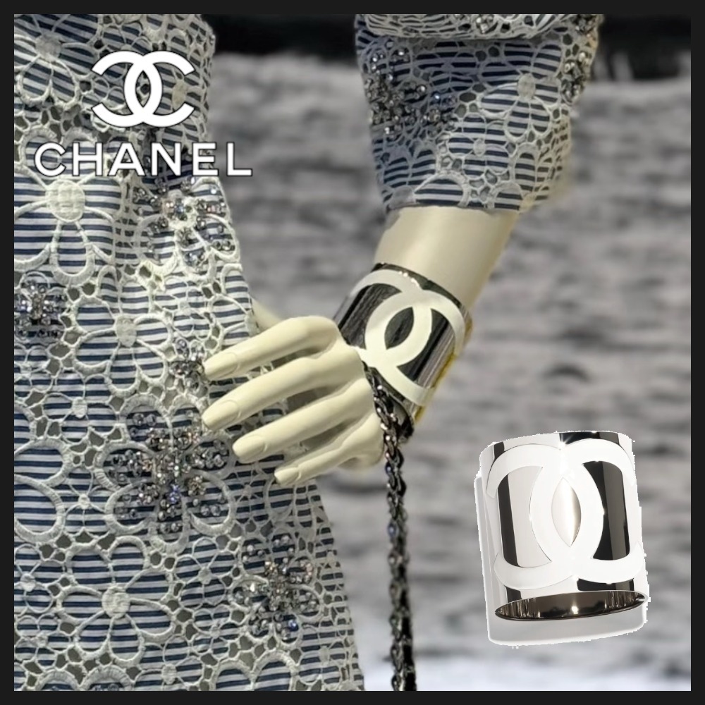 【キラキラで上品♡】CHANEL バングル 最低価格の バングル - メタル & ストラス、ルテニウム