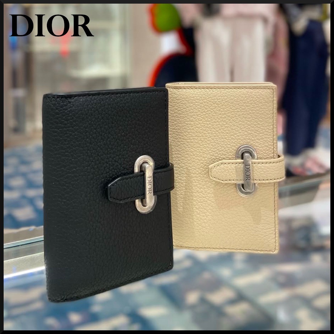 すぐ届く☆】Dior Normandie バーティカル カードホルダー (Dior