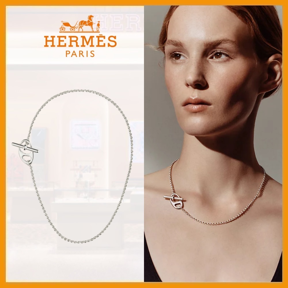 【おしゃれ♡】HERMES シェーヌダンクルパンク ネックレス