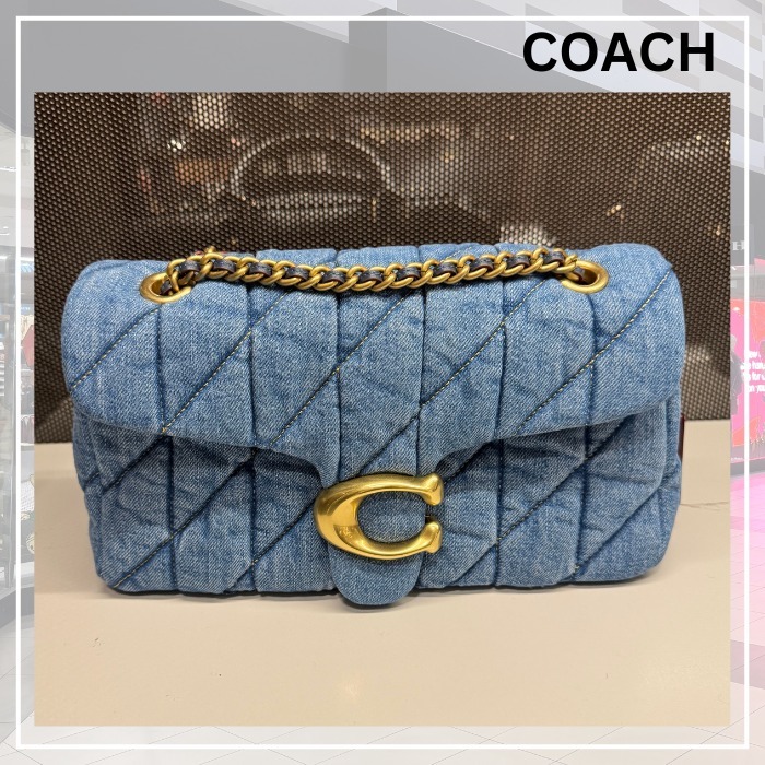 キルティング デニム★COACH★タビー ショルダーバッグ 26