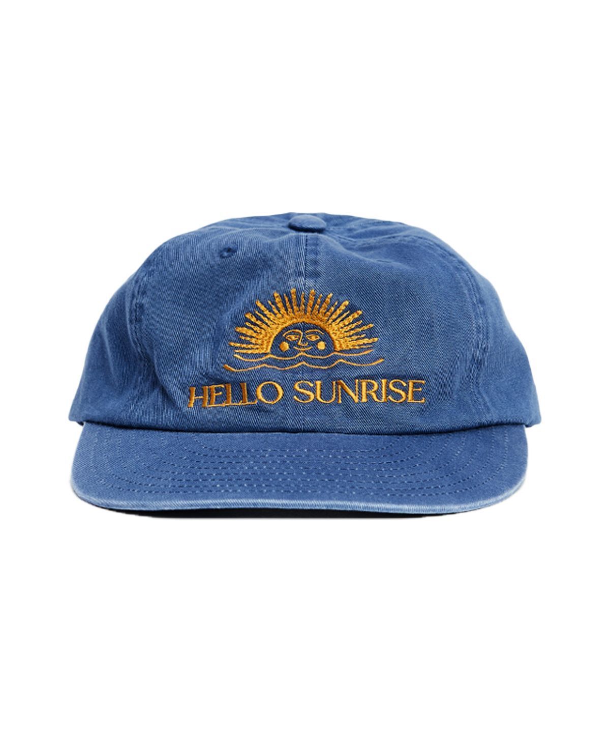 HELLO■Washed OG Logo 6panel Cap_Ocean Blue■送料込