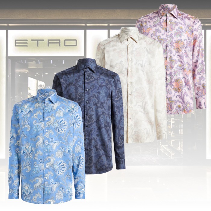 【★日本未入荷★】ETRO ☆ マキシフラワーペイズリー シャツ