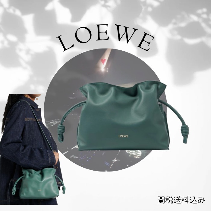 LOEWE フラメンコクラッチ ミニ 2WAY ナパカーフ製