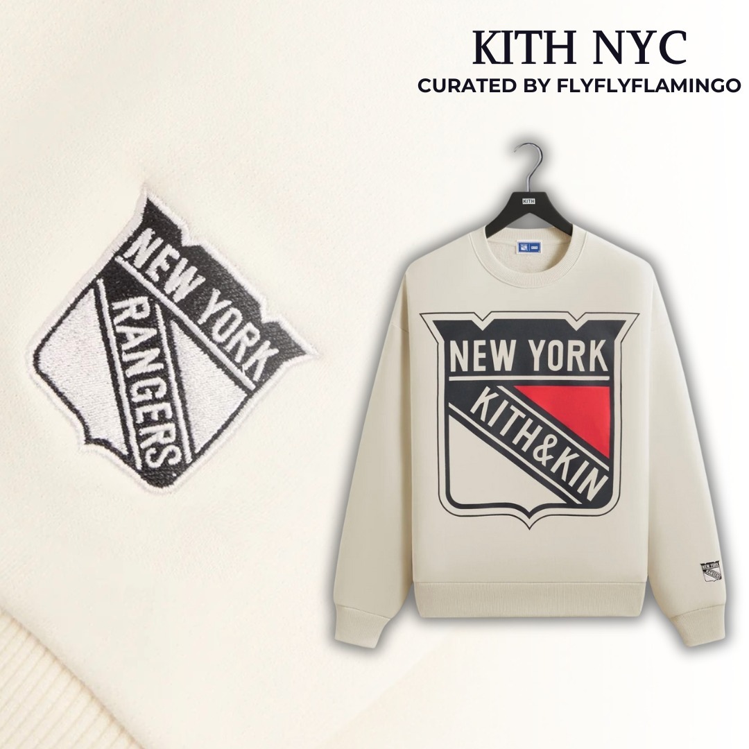 【KITH NYC】ニューヨークレンジャーズ クルーネック トレーナー