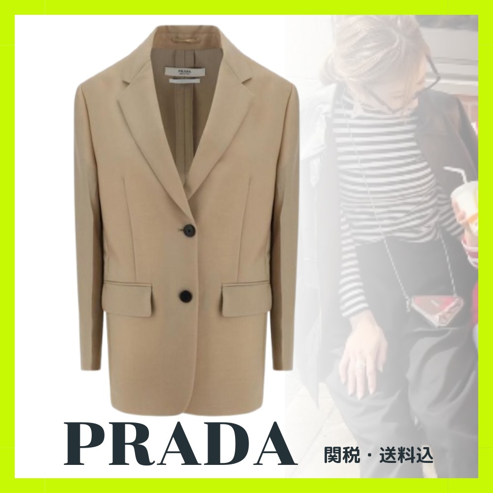 新作☆【PRADA】ブレザー ジャケット
