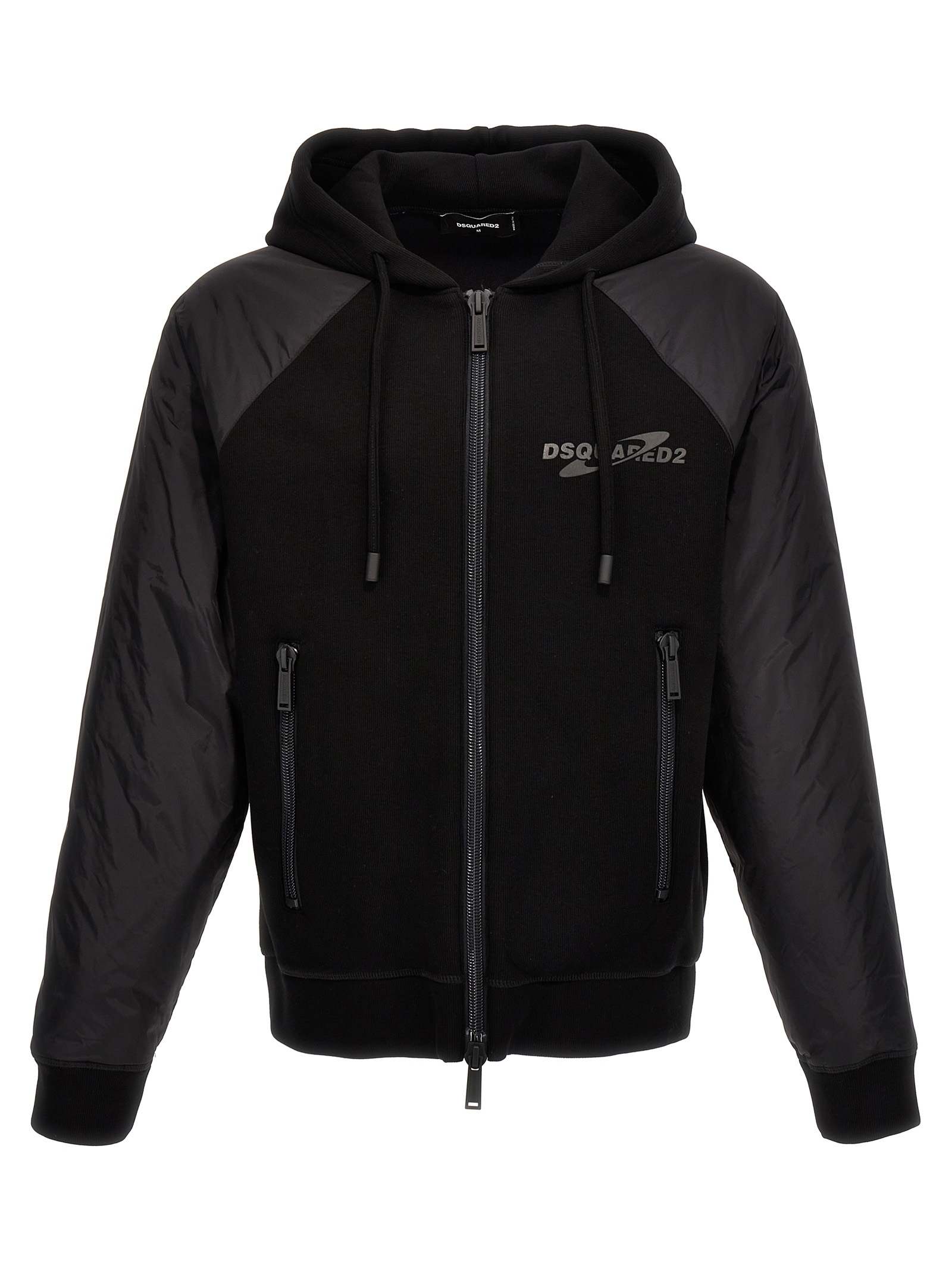 スウェット・トレーナー DSQUARED2 'Ibra' hoodie Black  S74HG0147S23326