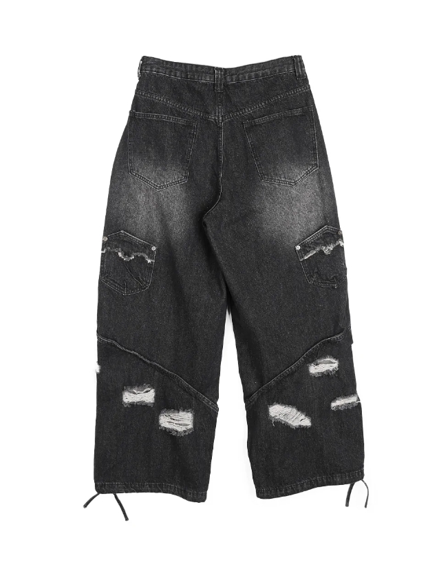 Sidefeel Women's Wide Leg Jeans Casual High Waisted Straight