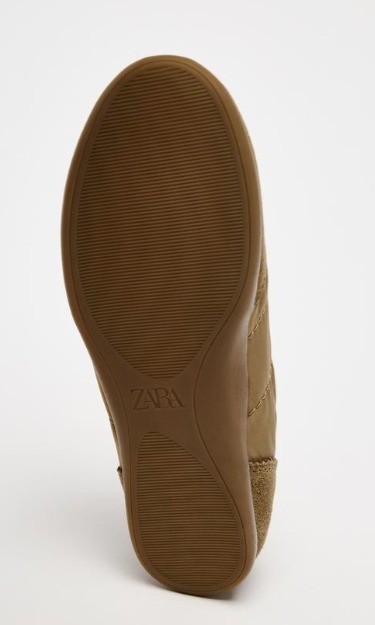 スペイン発送 ZARA バックルスニーカーシューズ 上品カジュアル org.jpg