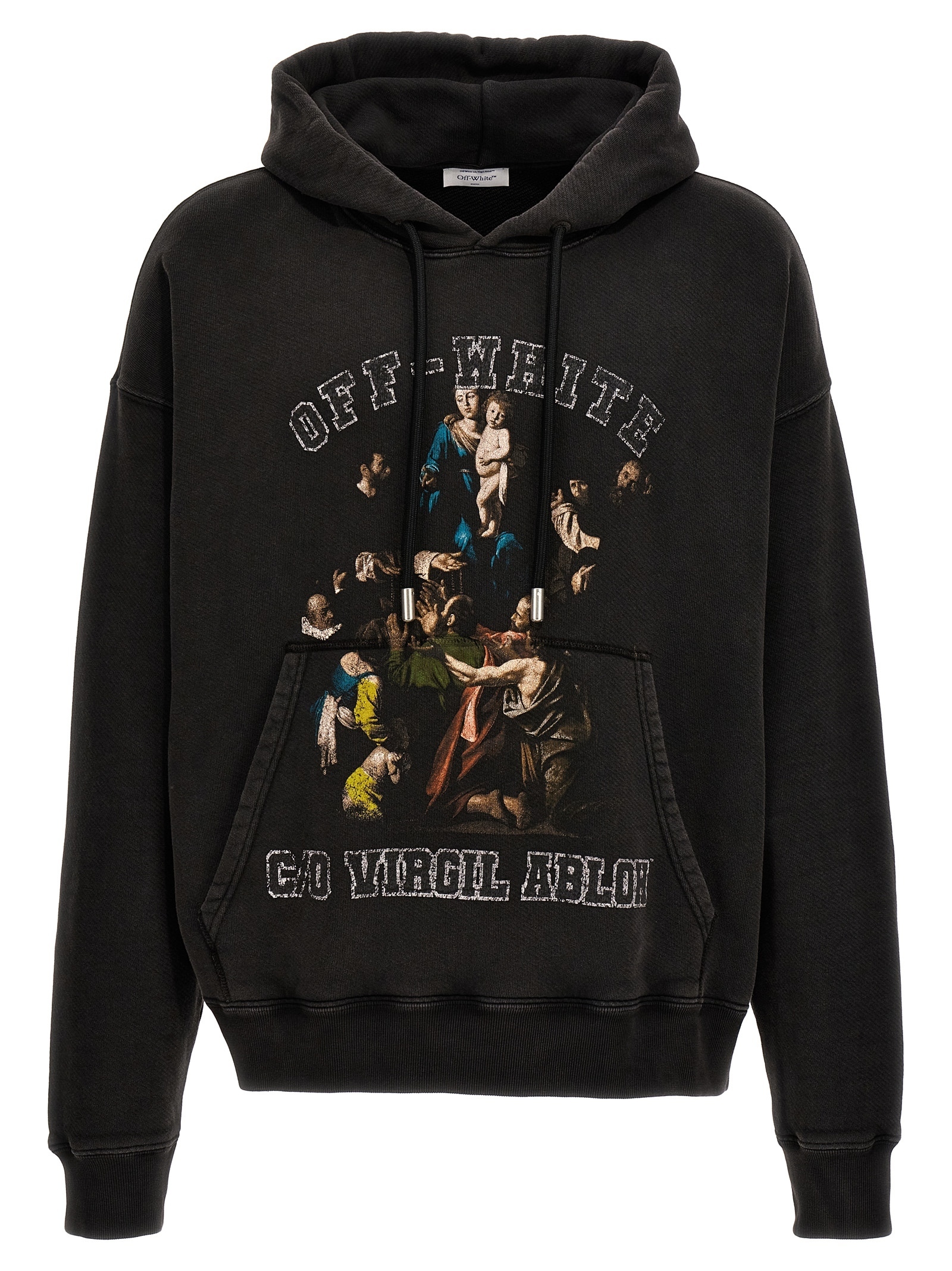 スウェット・トレーナー OFF-WHITE 'Mary Skate' hoodie Black  OMBB085S24FLE0091001